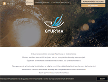 Tablet Screenshot of gyurma.hu